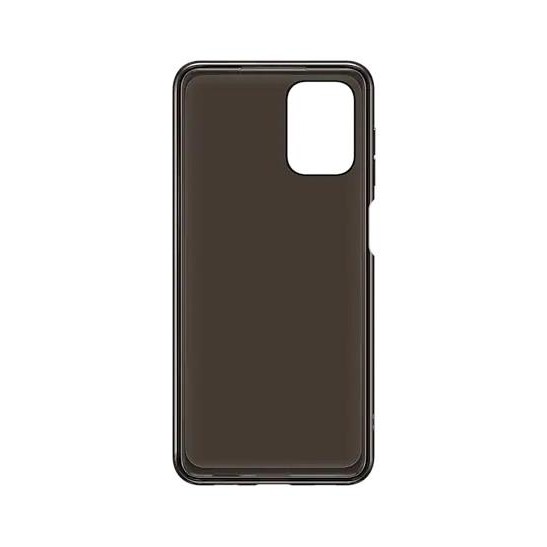 Samsung Galaxy A12 Soft Clear Kılıf - Siyah EF-QA125TBEGWW