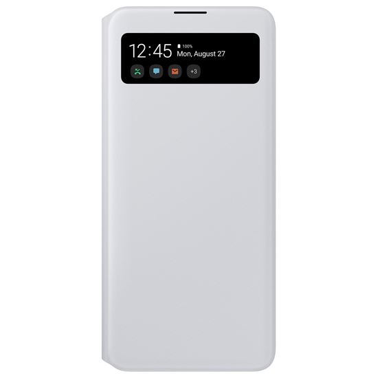 Samsung Galaxy A71 S-View Kapaklı Kılıf - Beyaz EF-EA715PWEGWW Samsung Galaxy A71 S-View Kapaklı Kılıf - Beyaz EF-EA715PWEGWW