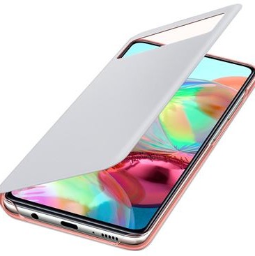 Samsung Galaxy A71 S-View Kapaklı Kılıf - Beyaz EF-EA715PWEGWW Samsung Galaxy A71 S-View Kapaklı Kılıf - Beyaz EF-EA715PWEGWW