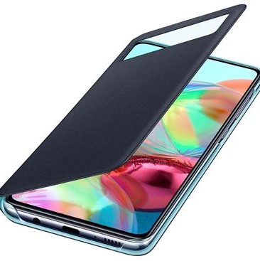 Samsung Galaxy A71 S-View Kapaklı Kılıf - Siyah EF-EA715PBEGWW Samsung Galaxy A71 S-View Kapaklı Kılıf - Siyah EF-EA715PBEGWW