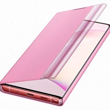 Samsung Galaxy Note 10 Clear View Kılıf Pembe - EF-ZN970CPEGWW Samsung Galaxy Note 10 Clear View Kılıf Pembe - EF-ZN970CPEGWW