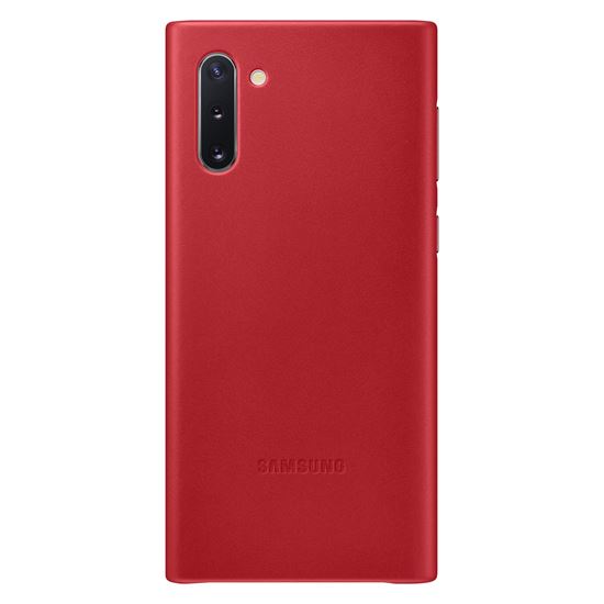 Samsung Galaxy Note 10 Deri Kılıf Kırmızı - EF-VN970LREGWW Samsung Galaxy Note 10 Deri Kılıf Kırmızı - EF-VN970LREGWW