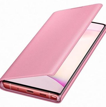 Samsung Galaxy Note 10 LED View Kılıf - Pembe EF-NN970PPEGTR