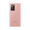 Samsung Galaxy Note 20 Ultra Clear View Kapaklı Kılıf - Bronz