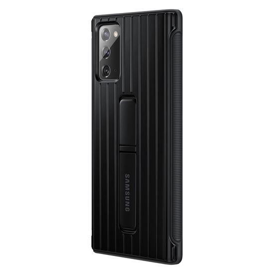 Samsung Galaxy Note20 Standlı Koruyucu Kılıf - Siyah Samsung Galaxy Note20 Standlı Koruyucu Kılıf - Siyah