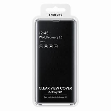 Samsung Galaxy S10 Clear View Kılıf Siyah EF-ZG973CBEGWW Samsung Galaxy S10 Clear View Kılıf Siyah EF-ZG973CBEGWW