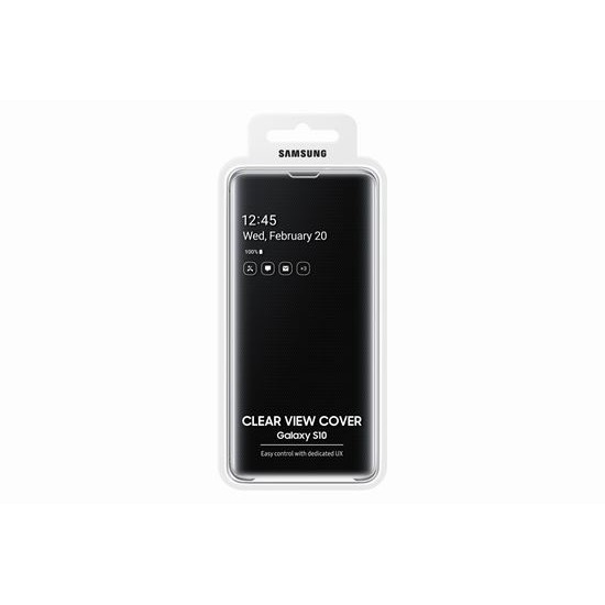 Samsung Galaxy S10 Clear View Kılıf Siyah EF-ZG973CBEGWW Samsung Galaxy S10 Clear View Kılıf Siyah EF-ZG973CBEGWW