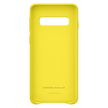 Samsung Galaxy S10 Deri Kılıf Sarı - EF-VG973LYEGWW Samsung Galaxy S10 Deri Kılıf Sarı - EF-VG973LYEGWW