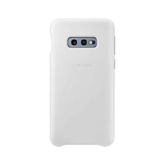 Samsung Galaxy S10e FLAT Deri Kılıf - Beyaz EF-VG970LWEGWW