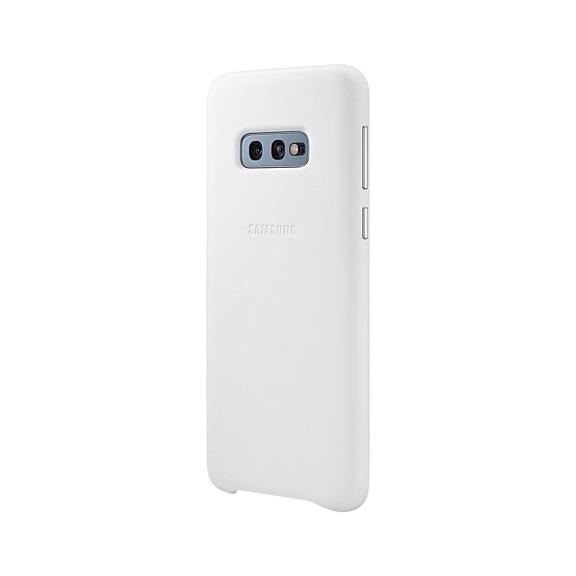 Samsung Galaxy S10e FLAT Deri Kılıf - Beyaz EF-VG970LWEGWW