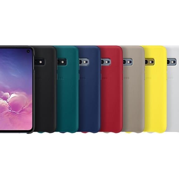 Samsung Galaxy S10e FLAT Deri Kılıf - Beyaz EF-VG970LWEGWW