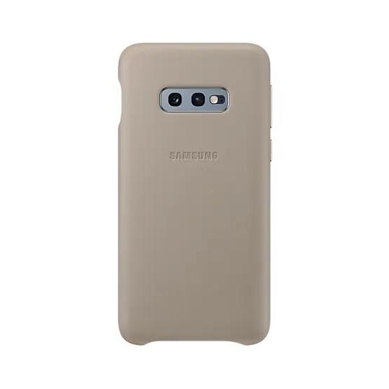 Samsung Galaxy S10e FLAT Deri Kılıf - Gri EF-VG970LJEGWW