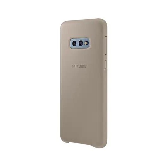 Samsung Galaxy S10e FLAT Deri Kılıf - Gri EF-VG970LJEGWW