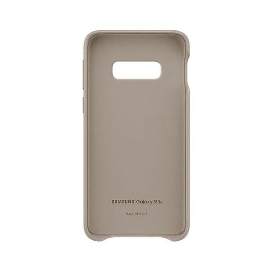 Samsung Galaxy S10e FLAT Deri Kılıf - Gri EF-VG970LJEGWW