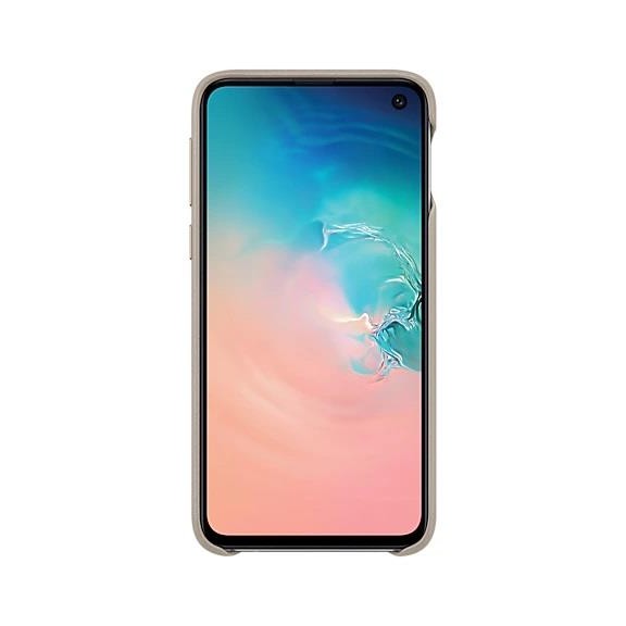 Samsung Galaxy S10e FLAT Deri Kılıf - Gri EF-VG970LJEGWW