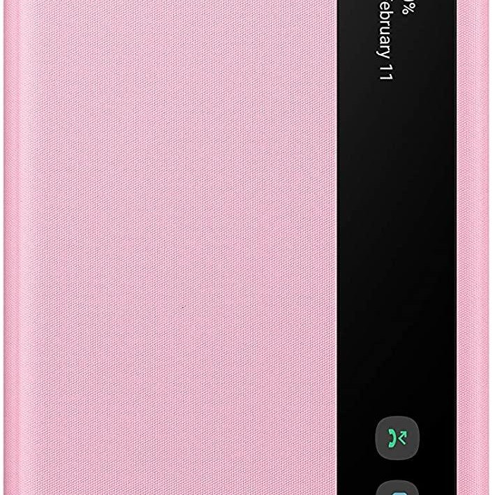 Samsung Galaxy S20 Clear View Kılıf - Pembe EF-ZG980CPEGWW