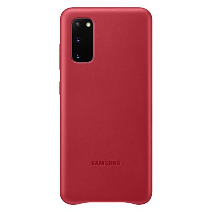 Samsung Galaxy S20 Deri Kılıf - Kırmızı EF-VG980LREGWW Samsung Galaxy S20 Deri Kılıf - Kırmızı EF-VG980LREGWW