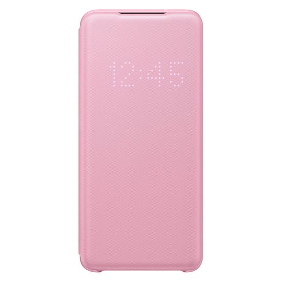 Samsung Galaxy S20 LED View Kılıf - Pembe EF-NG980PPEGTR Samsung Galaxy S20 LED View Kılıf - Pembe EF-NG980PPEGTR