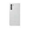 Samsung Galaxy S21 Akıllı Clear View Kılıf - Açık Gri EF-ZG991CJEGTR