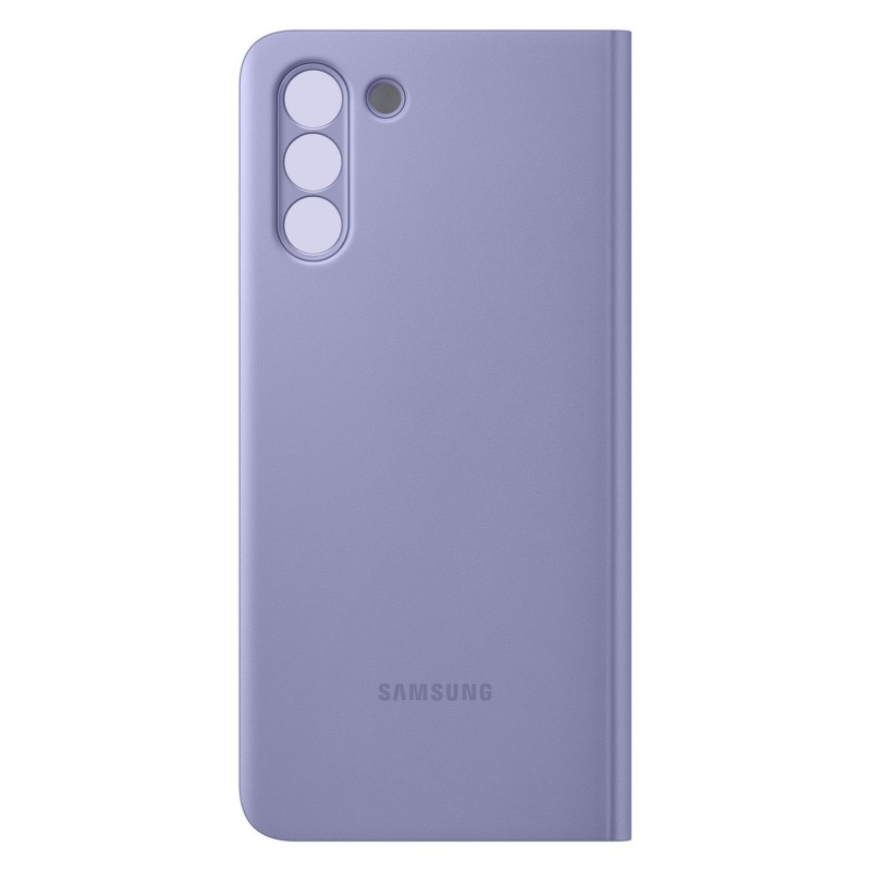 Samsung S21+ Akıllı Clear View Kılıf - Mor EF-ZG996CVEGTR