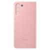 Samsung S21+ Akıllı Clear View Kılıf - Pembe EF-ZG996CPEGTR