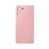 Samsung Galaxy S21 Akıllı Clear View Kılıf - Pembe EF-ZG991CPEGTR
