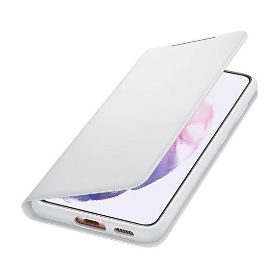 Samsung Galaxy S21 Akıllı Led View Kılıf - Açık Gri EF-NG991PJEGTR