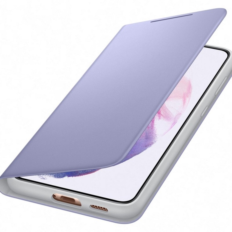 Samsung Galaxy S21+ Akıllı Led View Kılıf - Mor