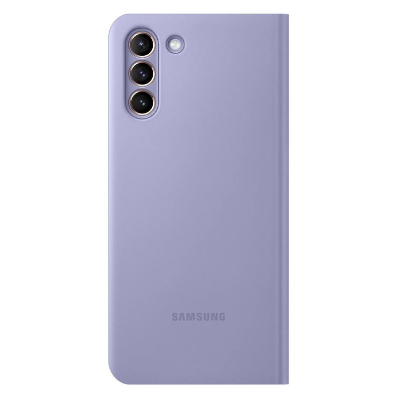 Samsung Galaxy S21+ Akıllı Led View Kılıf - Mor