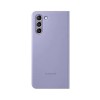 Samsung Galaxy S21 Akıllı Led View Kılıf - Mor EF-NG991PVEGTR