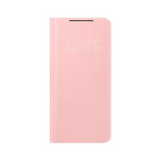 Samsung Galaxy S21 Akıllı Led View Kılıf - Pembe EF-NG991PPEGTR