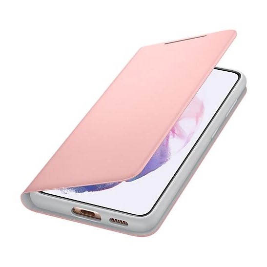 Samsung Galaxy S21 Akıllı Led View Kılıf - Pembe EF-NG991PPEGTR