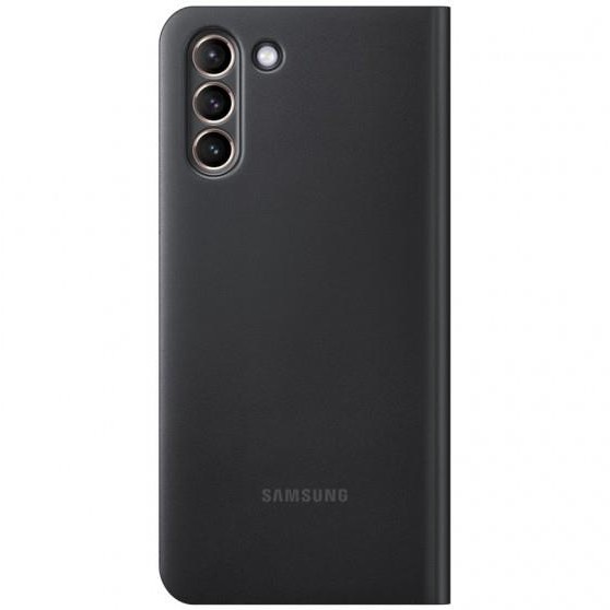 Samsung Galaxy S21+ Plus Akıllı Led View Kılıf - Siyah EF-NG996PBEGTR