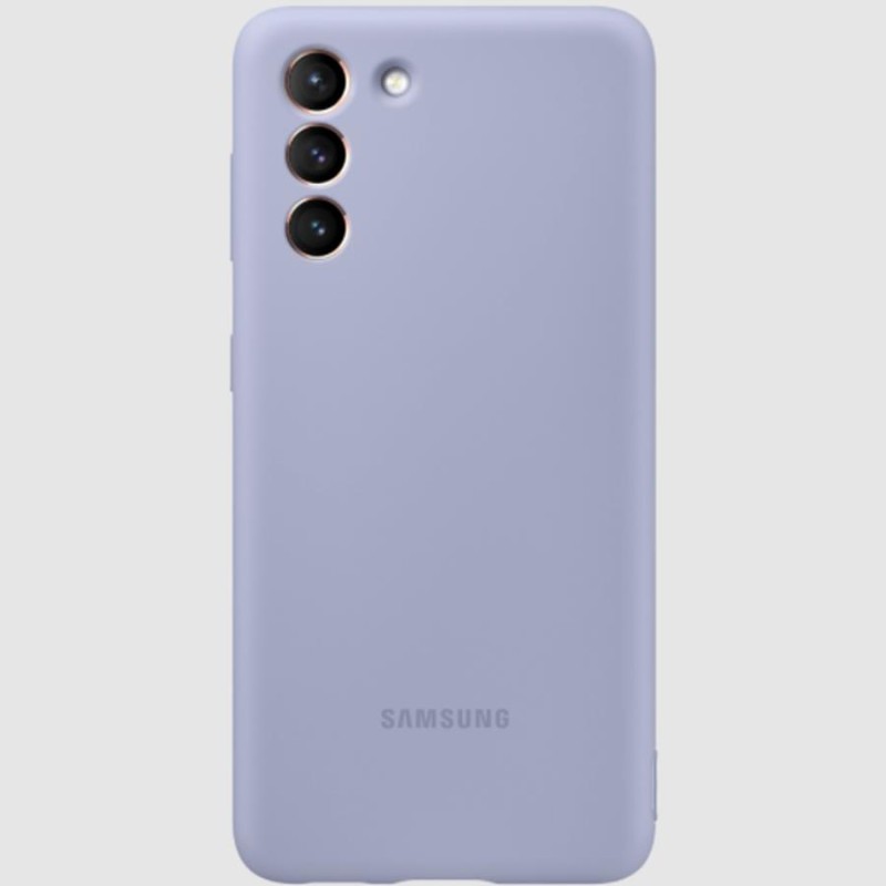 Samsung Galaxy S21 Silikon Kılıf - Mor EF-PG991TVEGWW