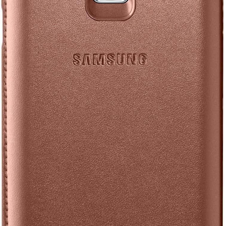 Samsung Galaxy S5 S-View Kapaklı Kılıf Altın EF-CG900BFEGWW