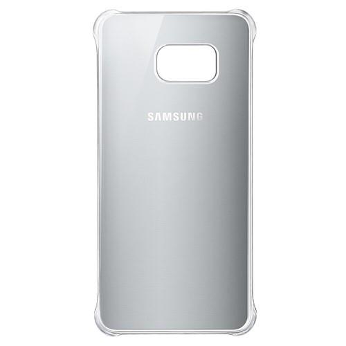 Samsung S6 Edge+ Plus Şeffaf Kılıf Gümüş EF-QG928MSEGWW