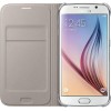Samsung Galaxy S6 Kartlıklı Kılıf Tekstil Altın EF-WG920BFEGWW