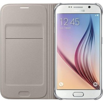 Samsung Galaxy S6 Kartlıklı Kılıf Tekstil Altın EF-WG920BFEGWW Samsung Galaxy S6 Kartlıklı Kılıf Tekstil Altın EF-WG920BFEGWW