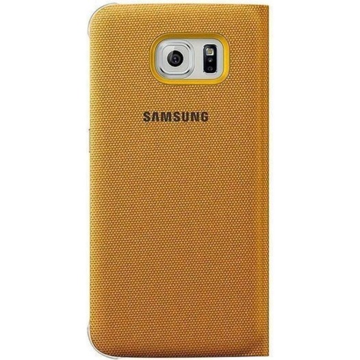 Samsung Galaxy S6 Kartlıklı Kılıf Tekstil Sarı EF-WG920BYEGWW Samsung Galaxy S6 Kartlıklı Kılıf Tekstil Sarı EF-WG920BYEGWW