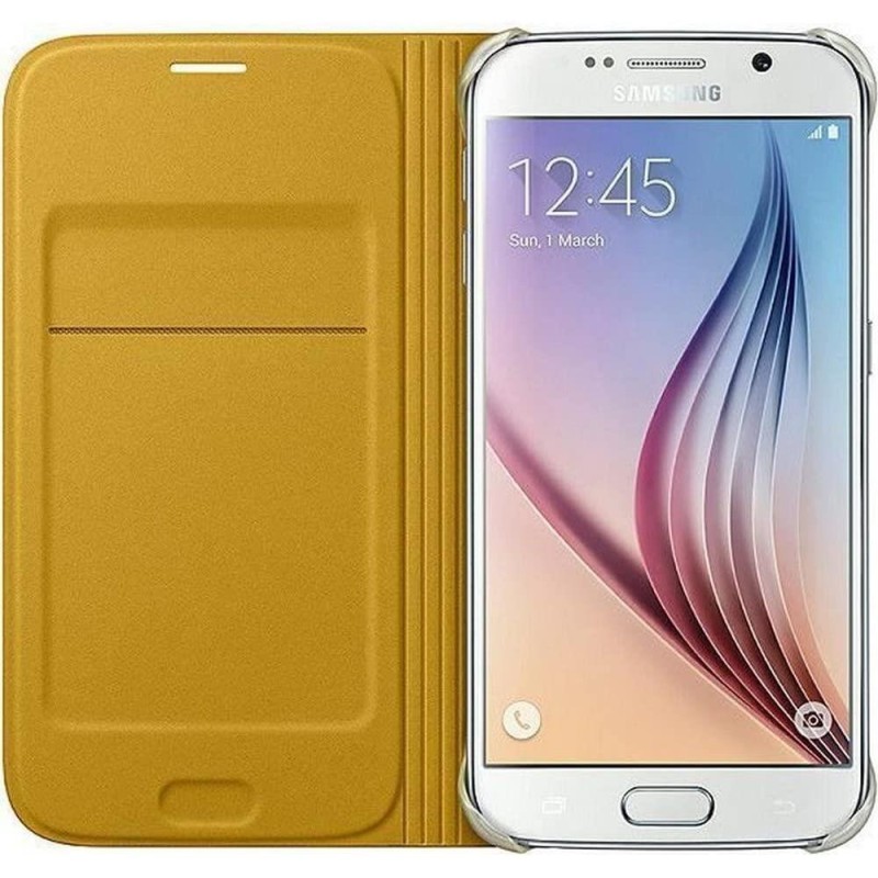 Samsung Galaxy S6 Kartlıklı Kılıf Tekstil Sarı EF-WG920BYEGWW Samsung Galaxy S6 Kartlıklı Kılıf Tekstil Sarı EF-WG920BYEGWW