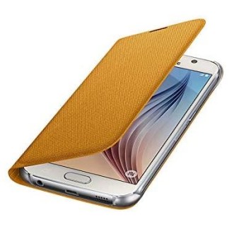 Samsung Galaxy S6 Kartlıklı Kılıf Tekstil Sarı EF-WG920BYEGWW Samsung Galaxy S6 Kartlıklı Kılıf Tekstil Sarı EF-WG920BYEGWW