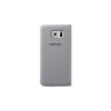 Samsung Galaxy S6 S-View Kılıf Tekstil Gri EF-CG920BSEGWW