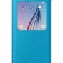 Samsung Galaxy S6 S-View Kılıf Tekstil Mavi EF-CG920BLEGWW
