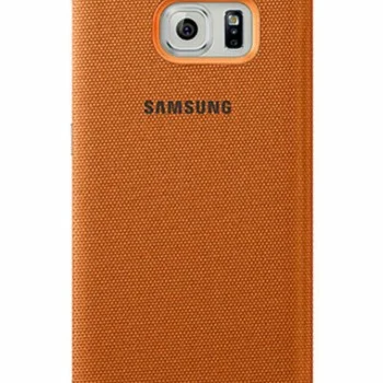Samsung Galaxy S6 S-View Kılıf Tekstil Turuncu EF-CG920BOEGWW Samsung Galaxy S6 S-View Kılıf Tekstil Turuncu EF-CG920BOEGWW