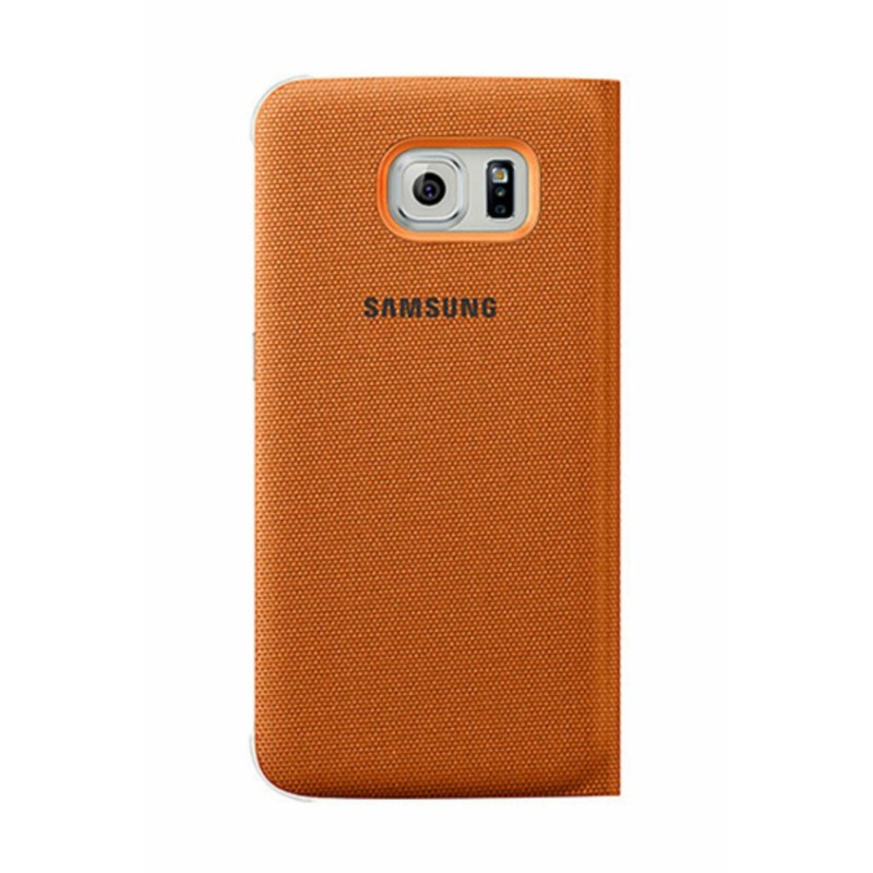 Samsung Galaxy S6 S-View Kılıf Tekstil Turuncu EF-CG920BOEGWW Samsung Galaxy S6 S-View Kılıf Tekstil Turuncu EF-CG920BOEGWW