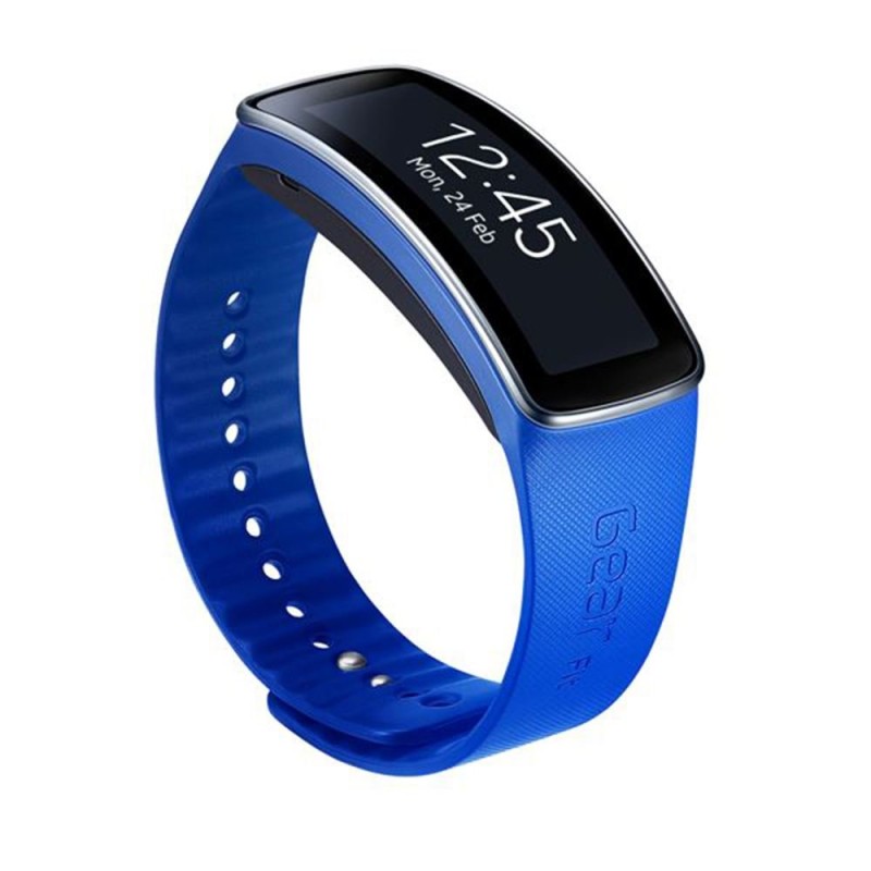 Samsung Gear Fit Strap Kayış Kordon Mavi ET-SR350BLEGWW
