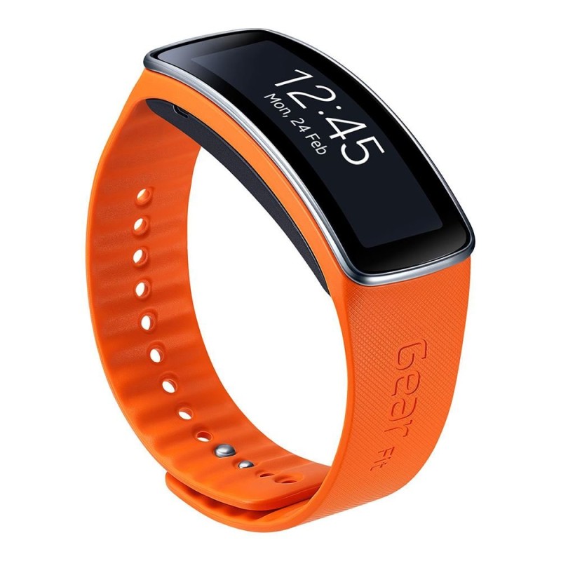 Samsung Gear Fit Strap Kayış Kordon Turuncu ET-SR350BOEGWW