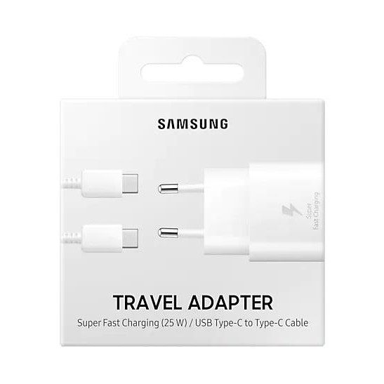 Samsung Hızlı Şarj Aleti Type-C 25W - Beyaz EP-TA800NWEGWW
