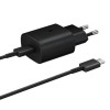 Samsung Hızlı Şarj Aleti Type-C 25W - Siyah EP-TA800NBEGWW