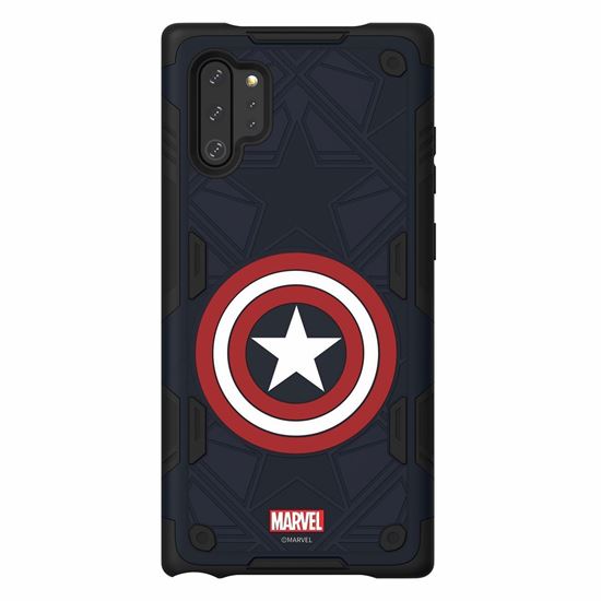 Samsung Note10+ Plus Marvel Captain America Akıllı Kapak - Mavi Samsung Note10+ Plus Marvel Captain America Akıllı Kapak - Mavi